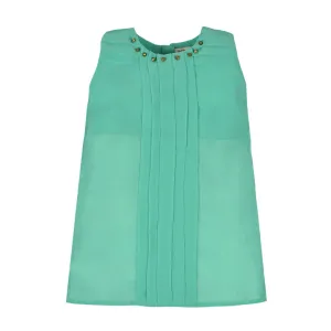 Jade Pleated Top