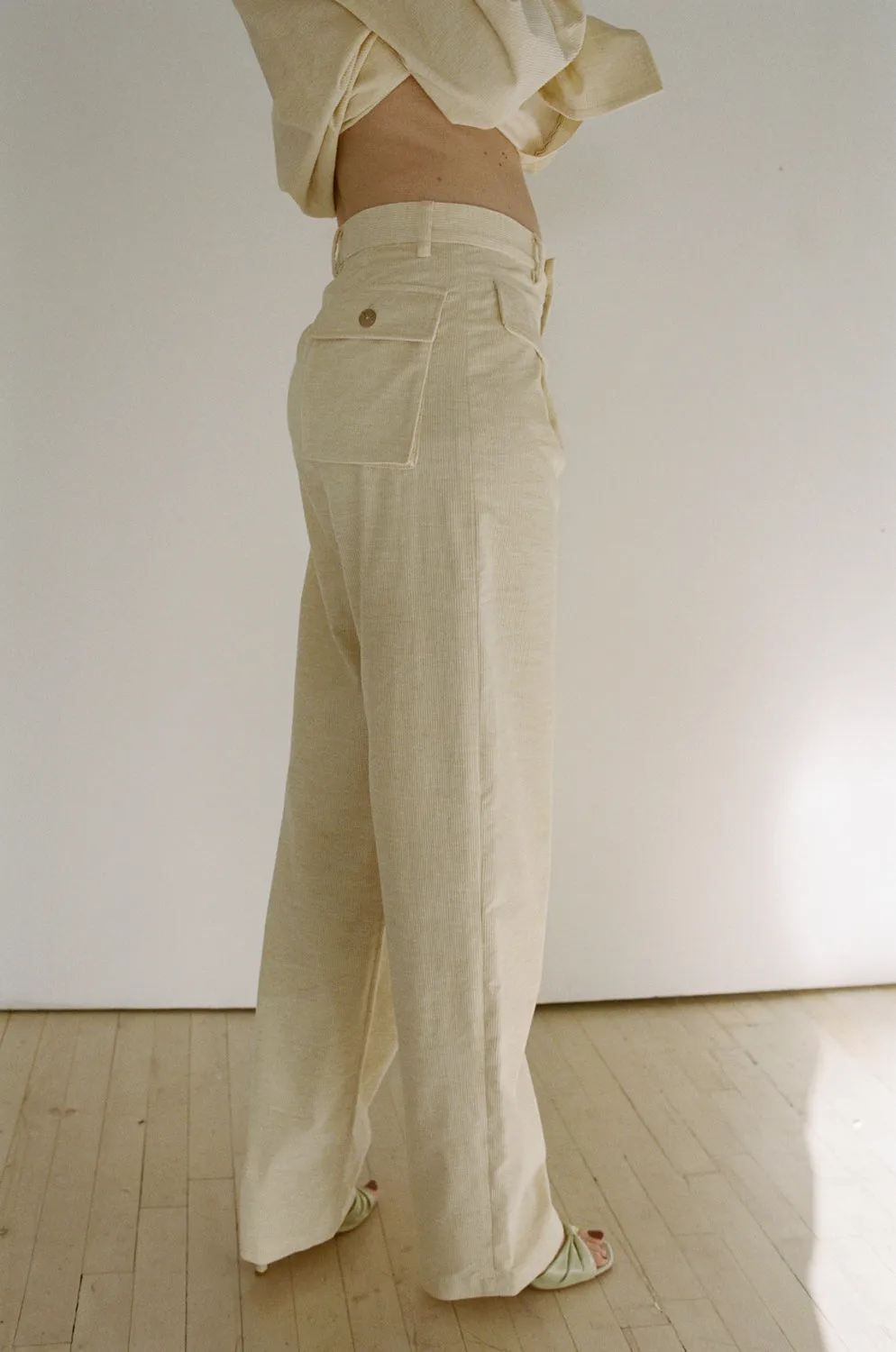 JEM TROUSER, VANILLA