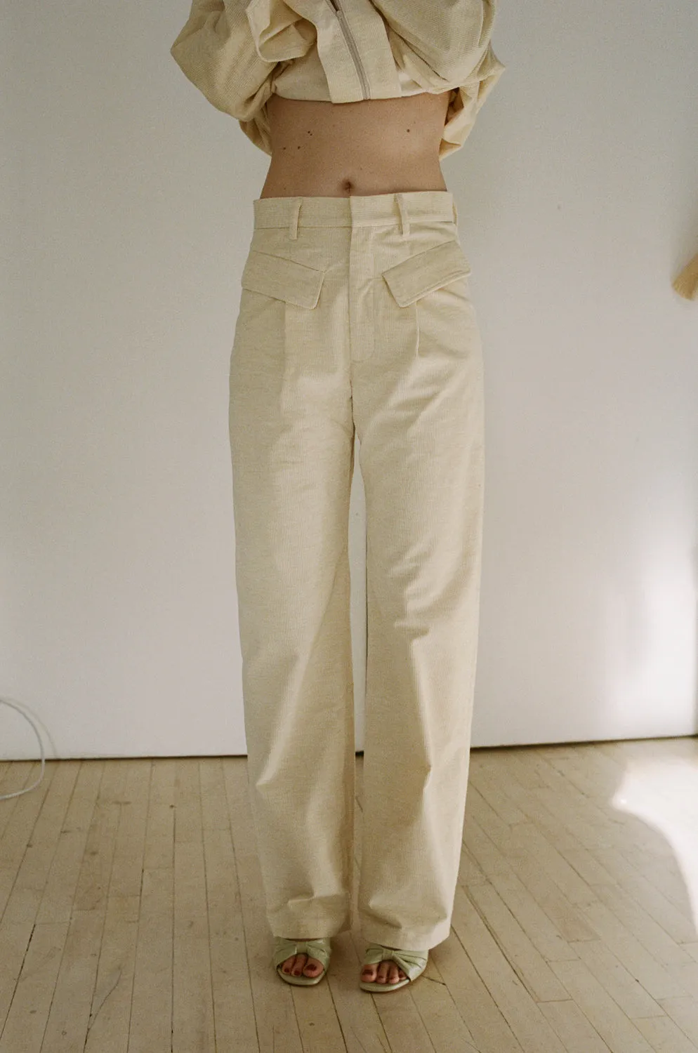 JEM TROUSER, VANILLA