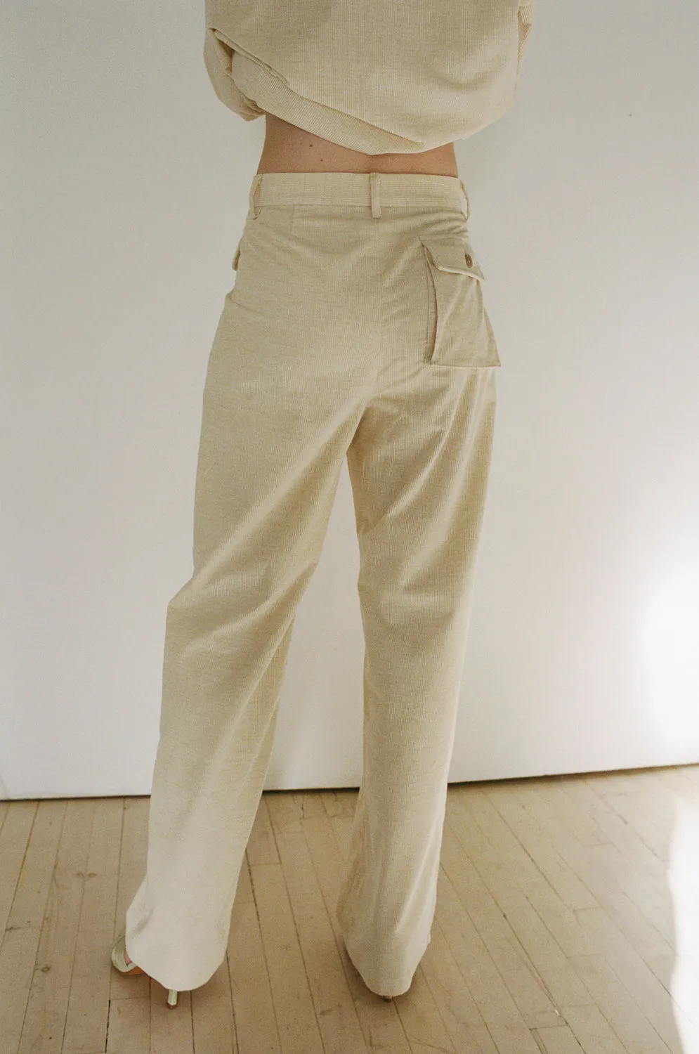 JEM TROUSER, VANILLA