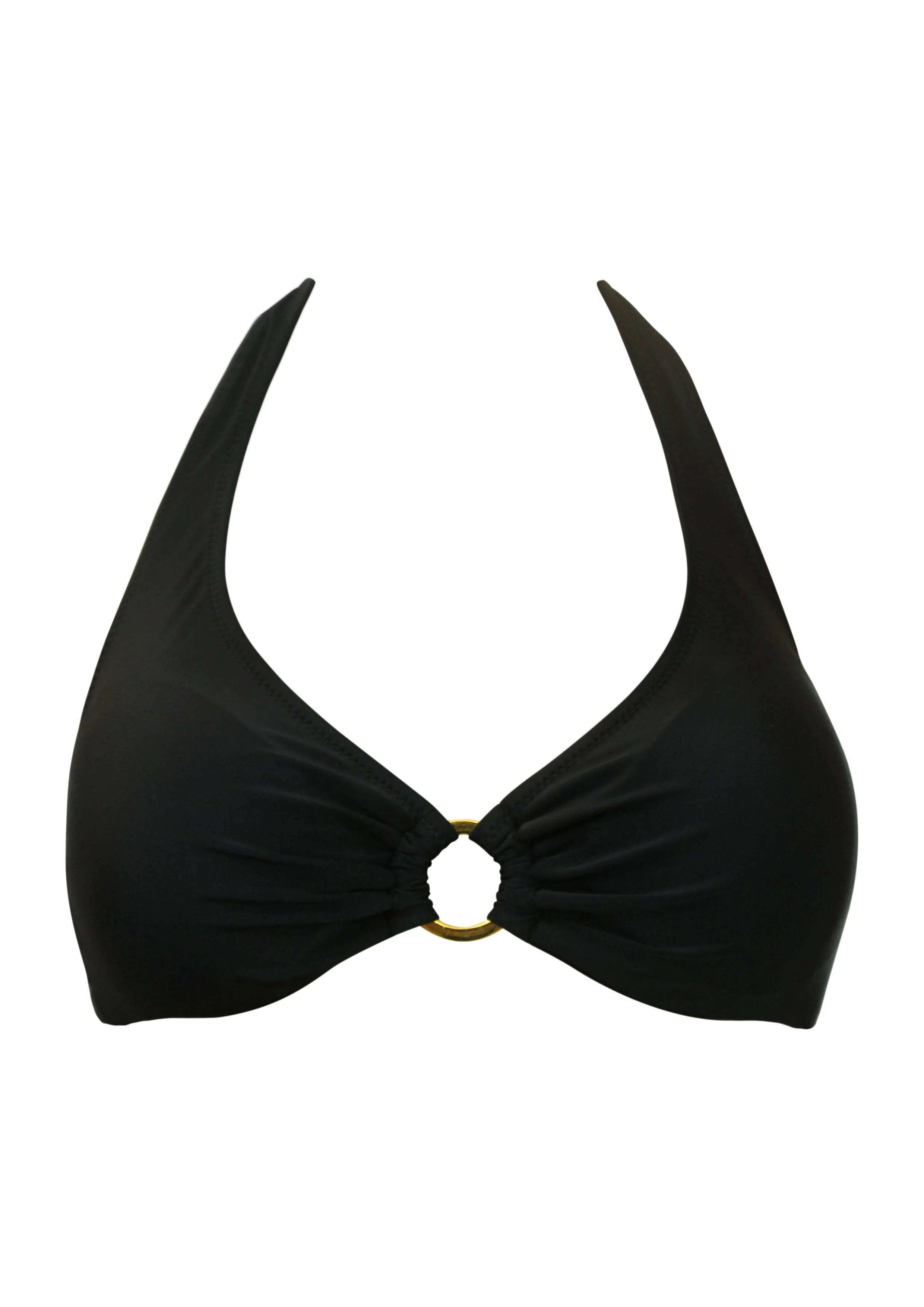 KAANDA CLASSIC Black Cheetah Underwired Halter Top