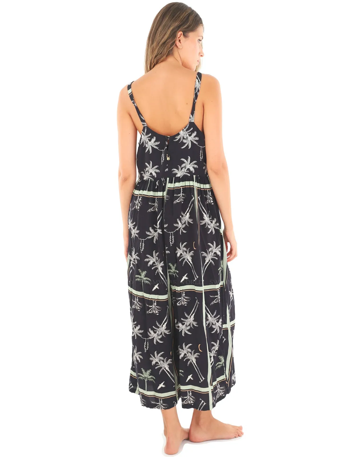 Kaleido Palm Zuma Jumpsuit ::RET