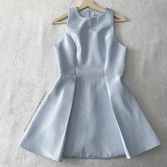 Keepsake X UO Light Blue Mini Dress