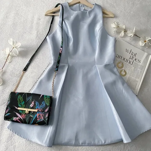 Keepsake X UO Light Blue Mini Dress