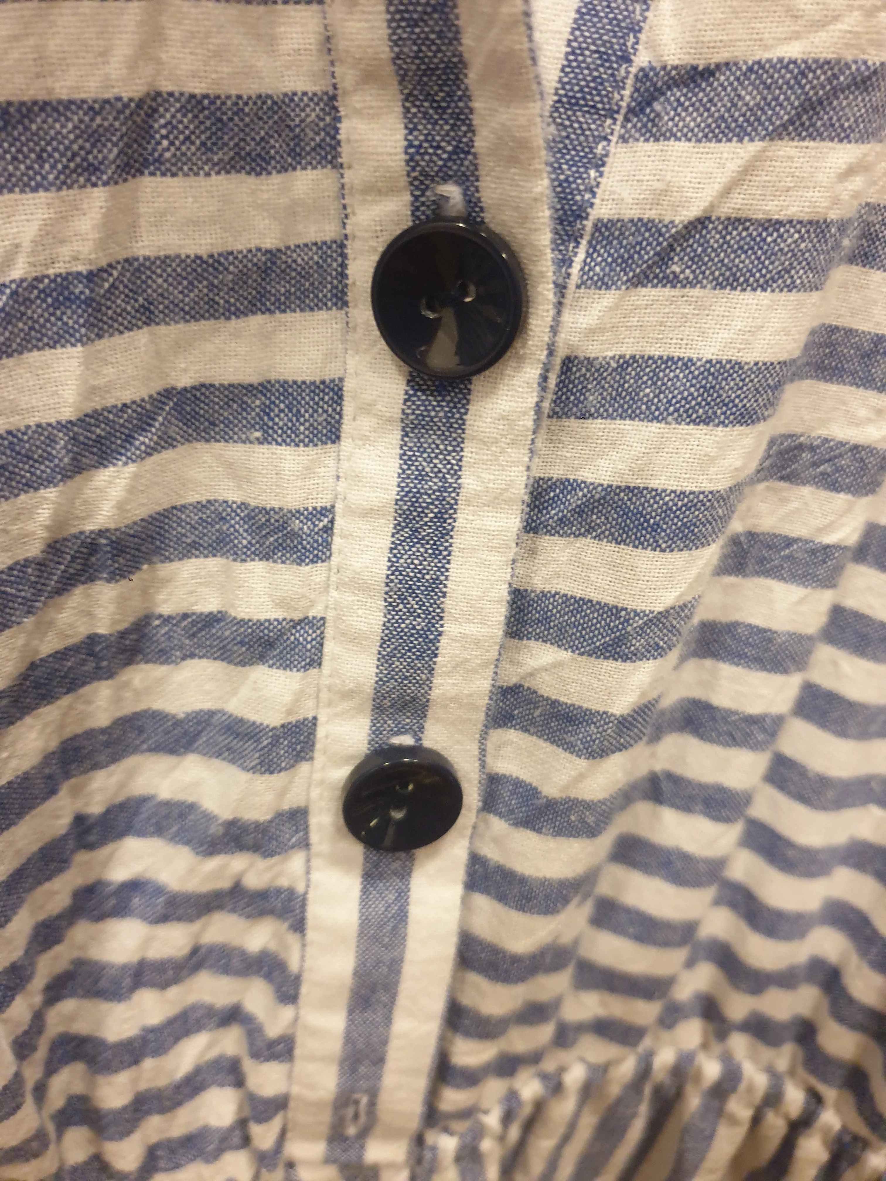 Kindling blue and white striped dress size 12