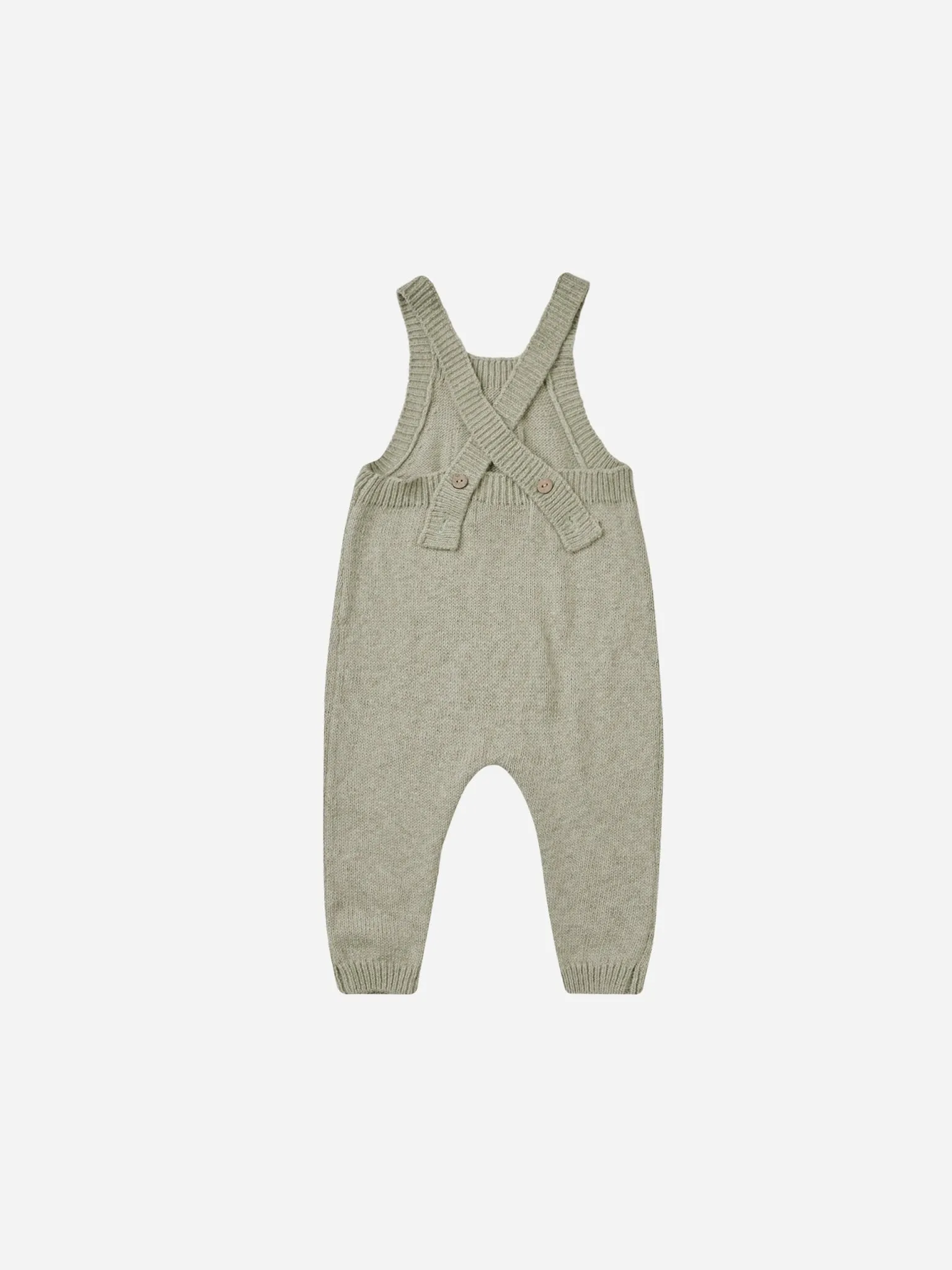 Knit Overalls || Sage