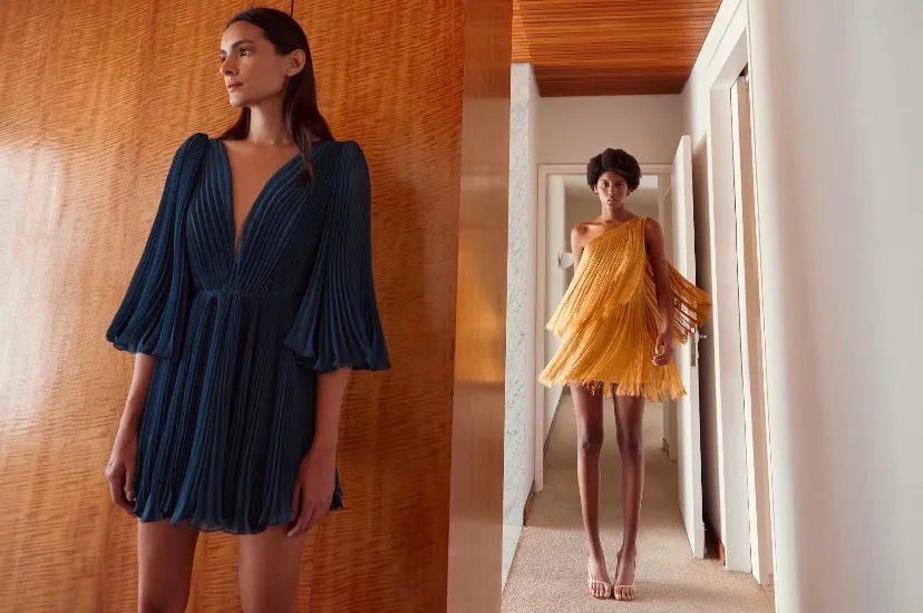 LA CAPA DRESS IN NAVY