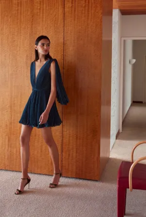 LA CAPA DRESS IN NAVY