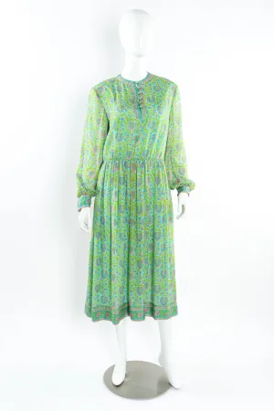 Leaf Foliage Print Dress