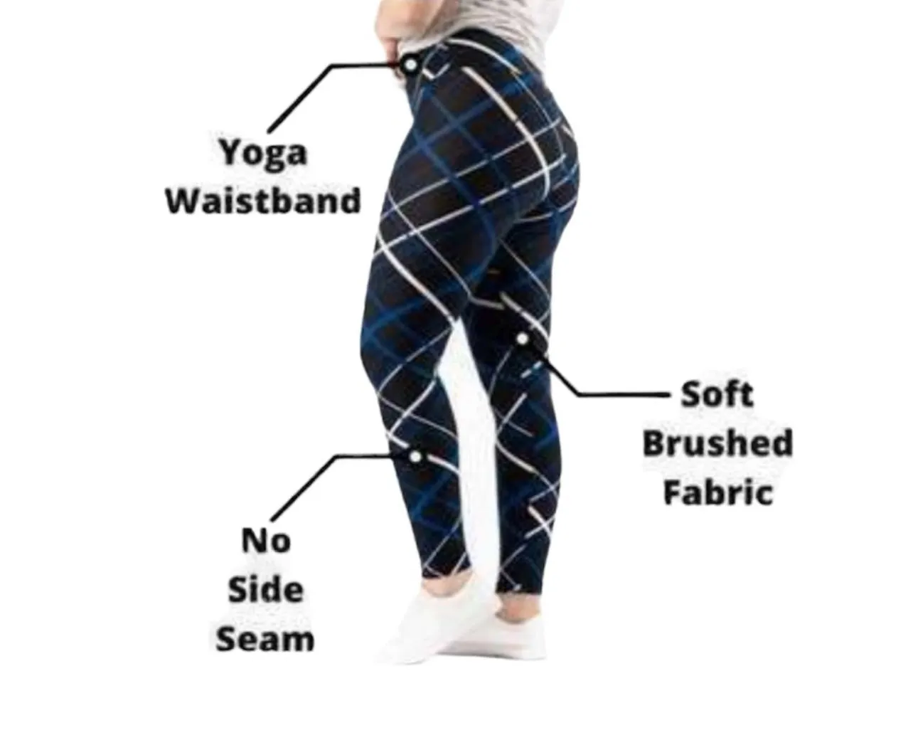 Leggings - Black Blue Pink Yellow Tie Dye
