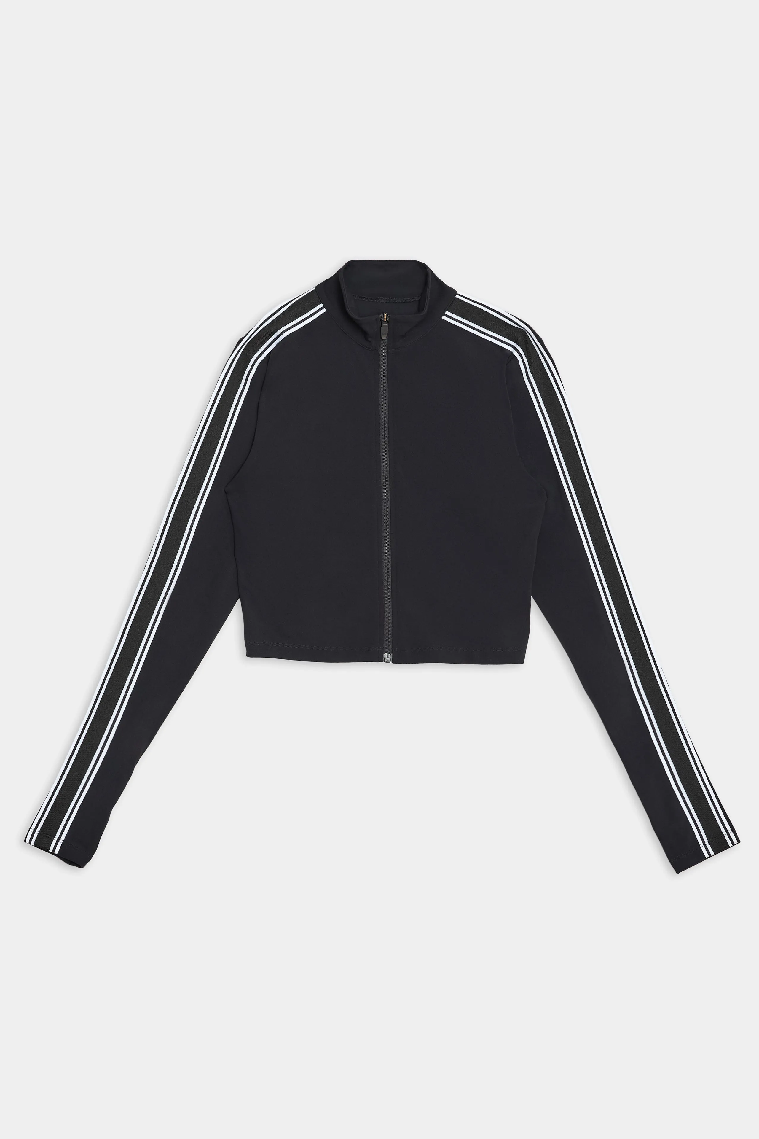 Leo Airweight Jacket Crop - Black/White