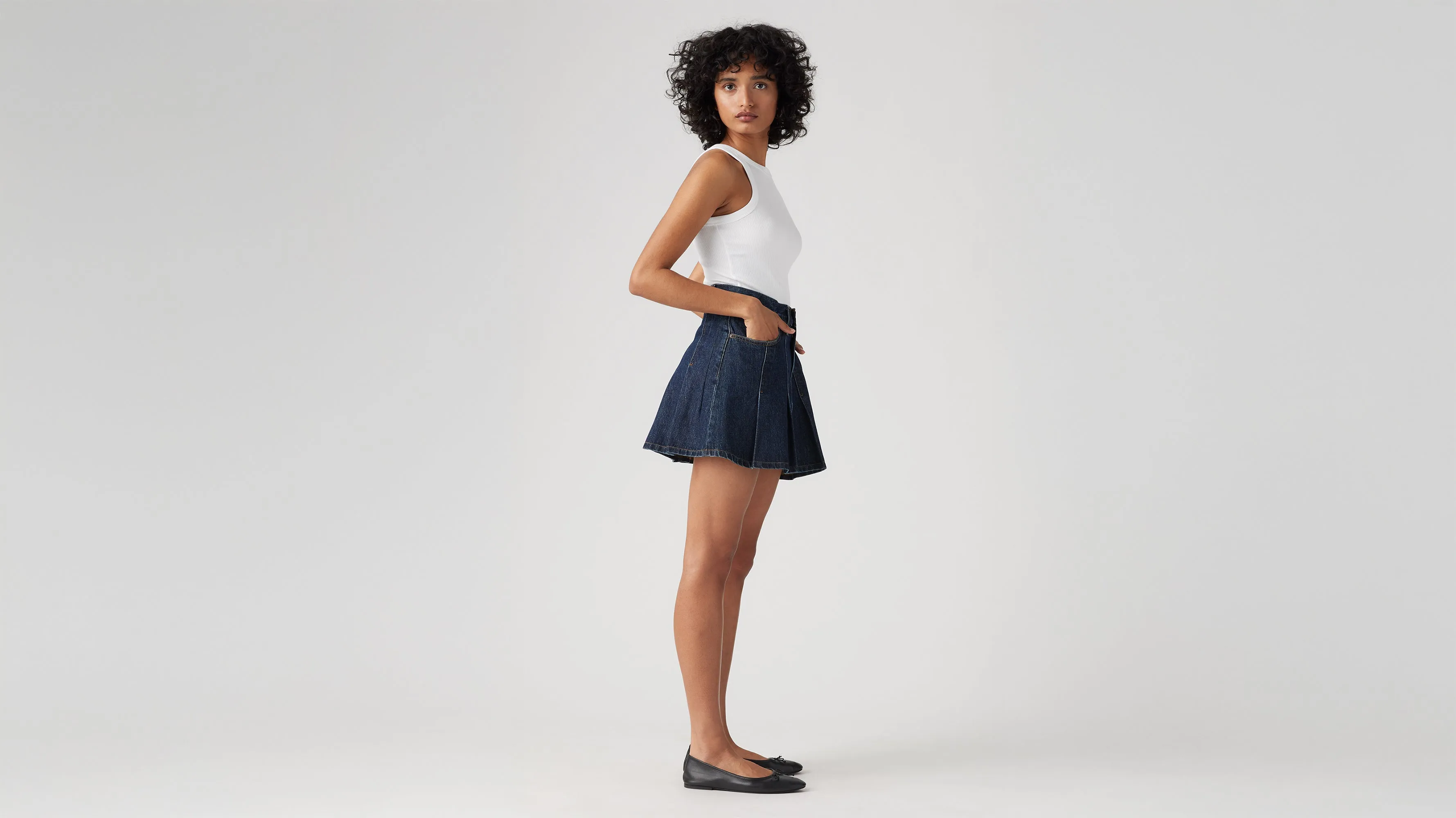 Levi's® Women's Pleated Mini Skirt