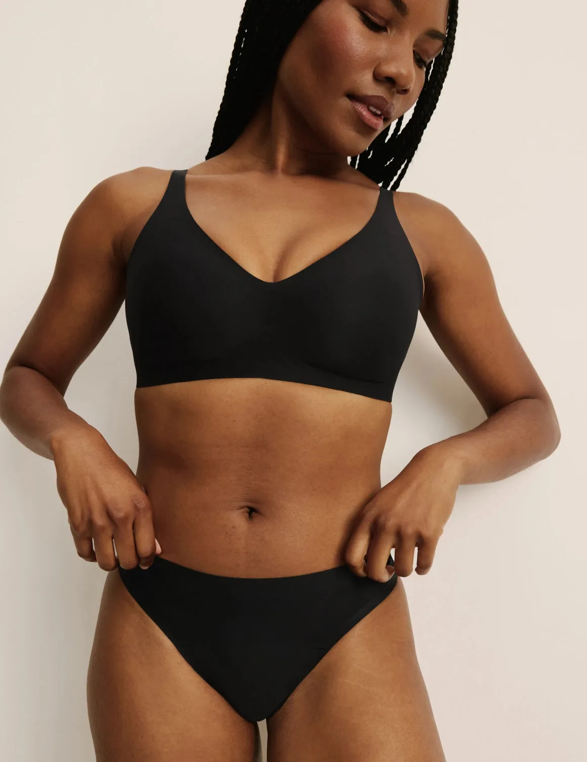Light Leakproof No-Show Thong