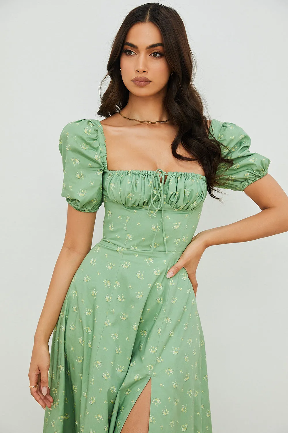 Lilibet | Floral Midi Sundress