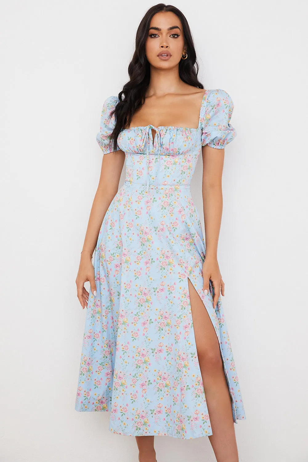 Lilibet | Floral Midi Sundress