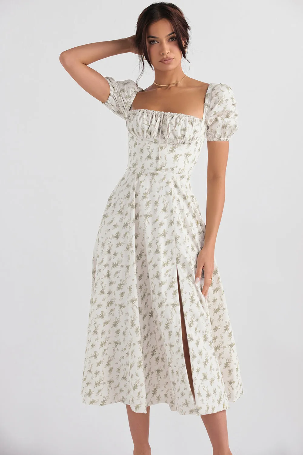 Lilibet | Floral Midi Sundress