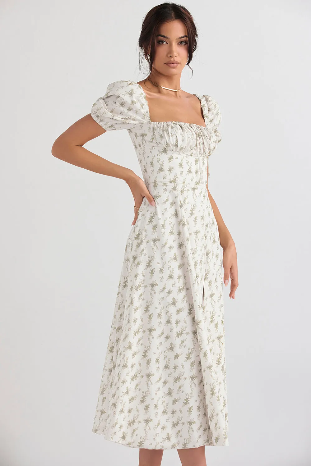 Lilibet | Floral Midi Sundress
