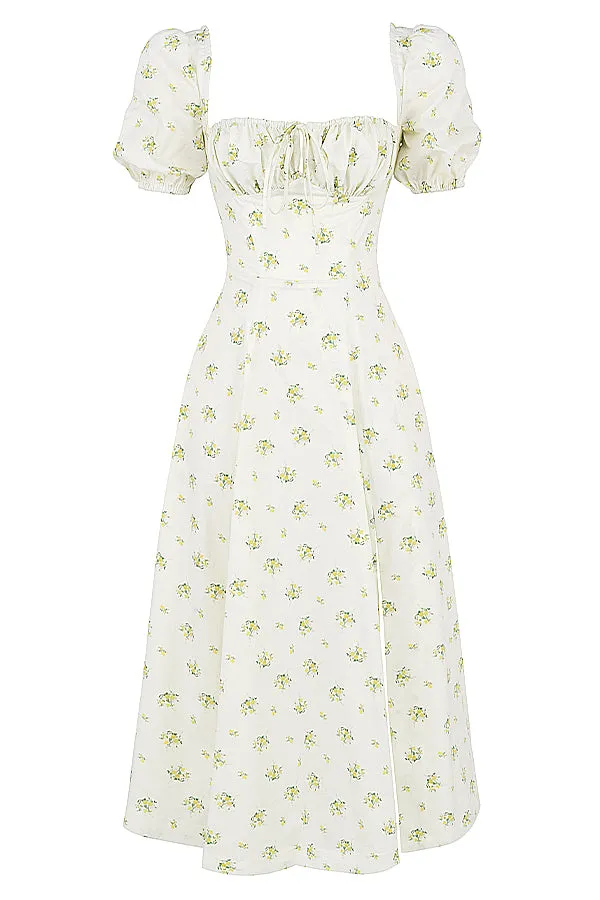 Lilibet | Floral Midi Sundress