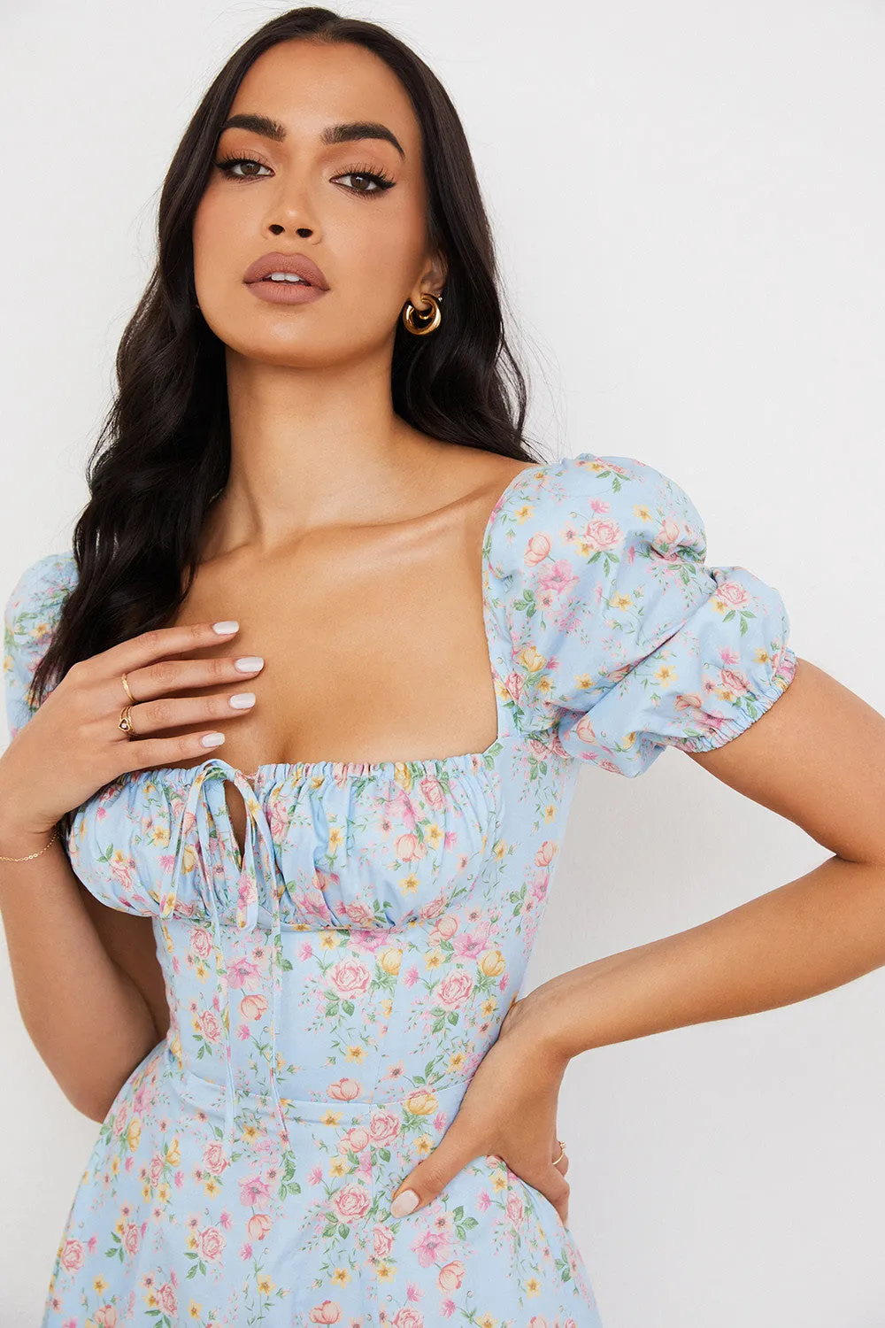 Lilibet | Floral Midi Sundress