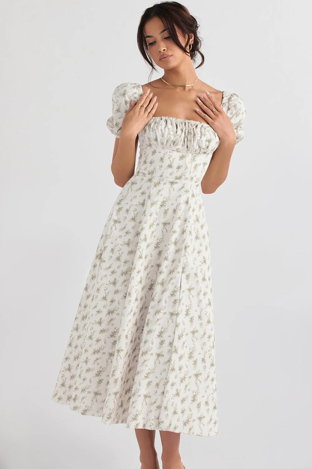Lilibet | Floral Midi Sundress