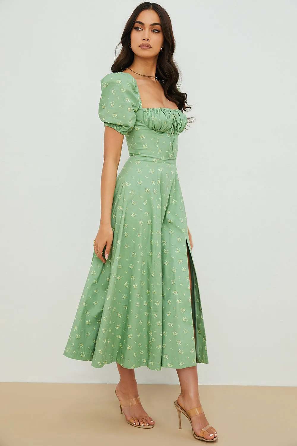 Lilibet | Floral Midi Sundress