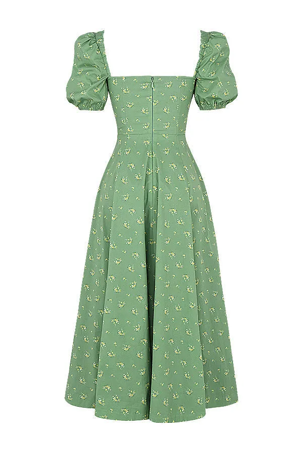 Lilibet | Floral Midi Sundress