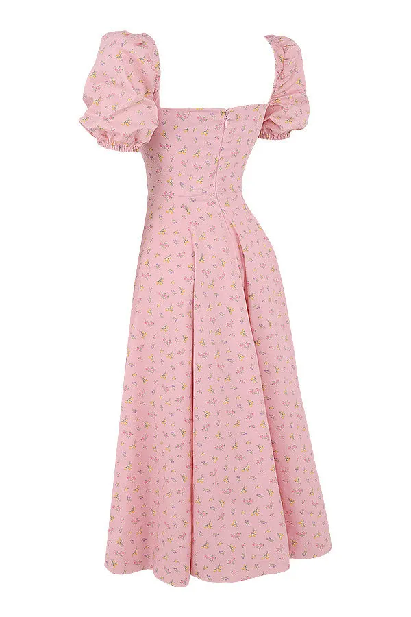 Lilibet | Floral Midi Sundress