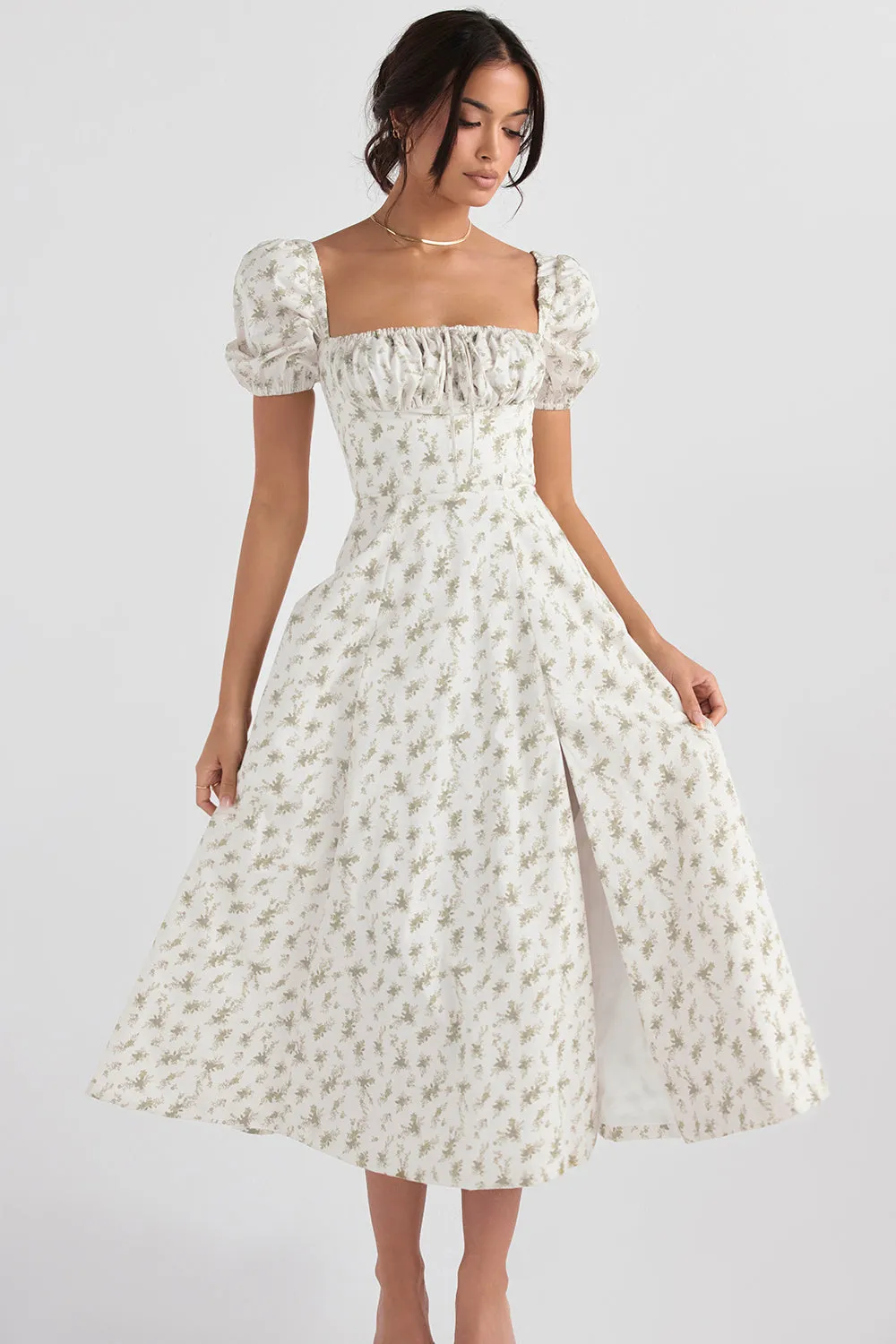 Lilibet | Floral Midi Sundress