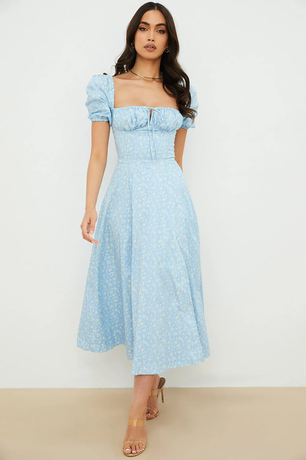 Lilibet | Floral Midi Sundress