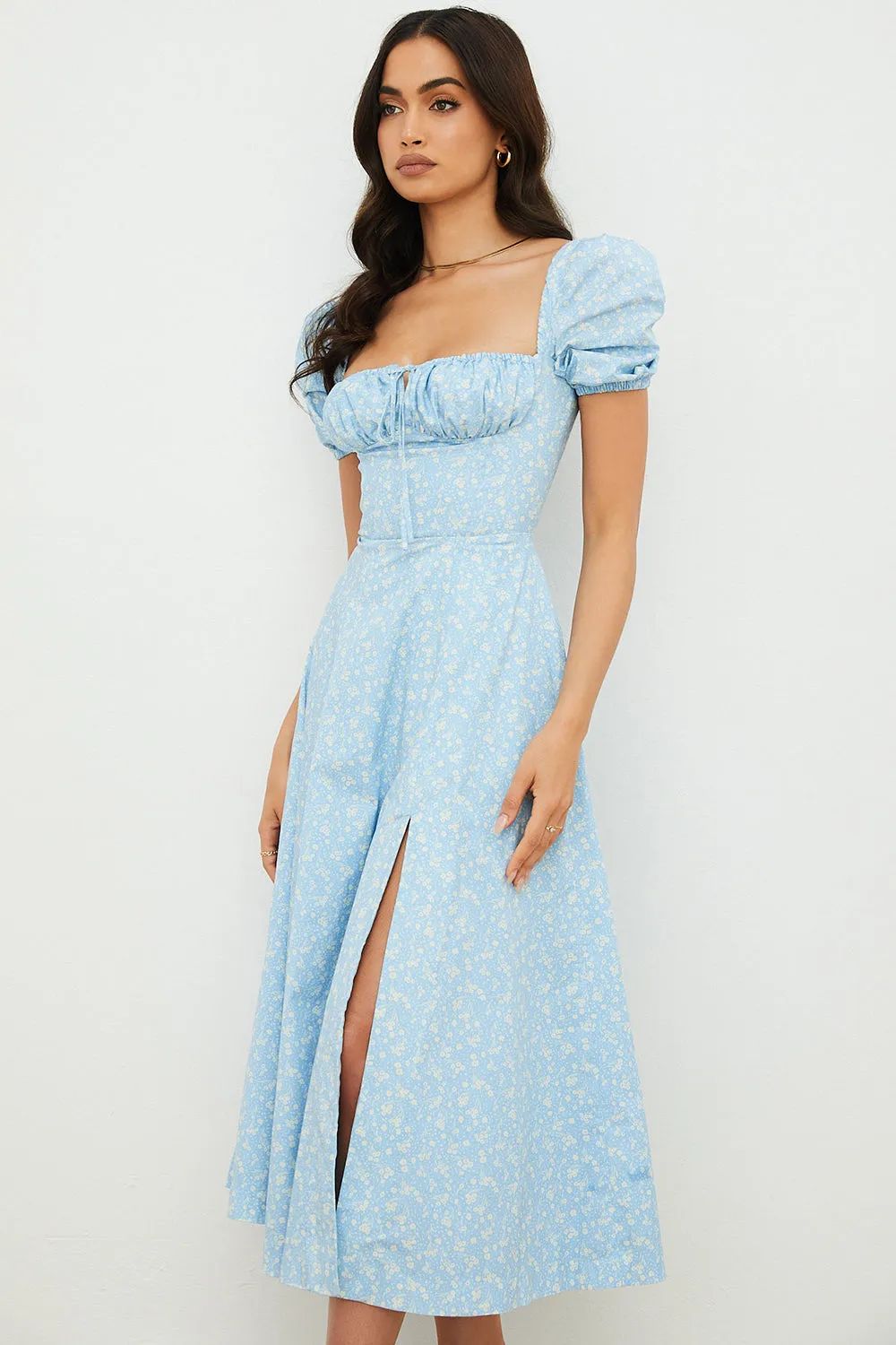 Lilibet | Floral Midi Sundress