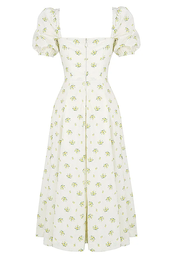 Lilibet | Floral Midi Sundress
