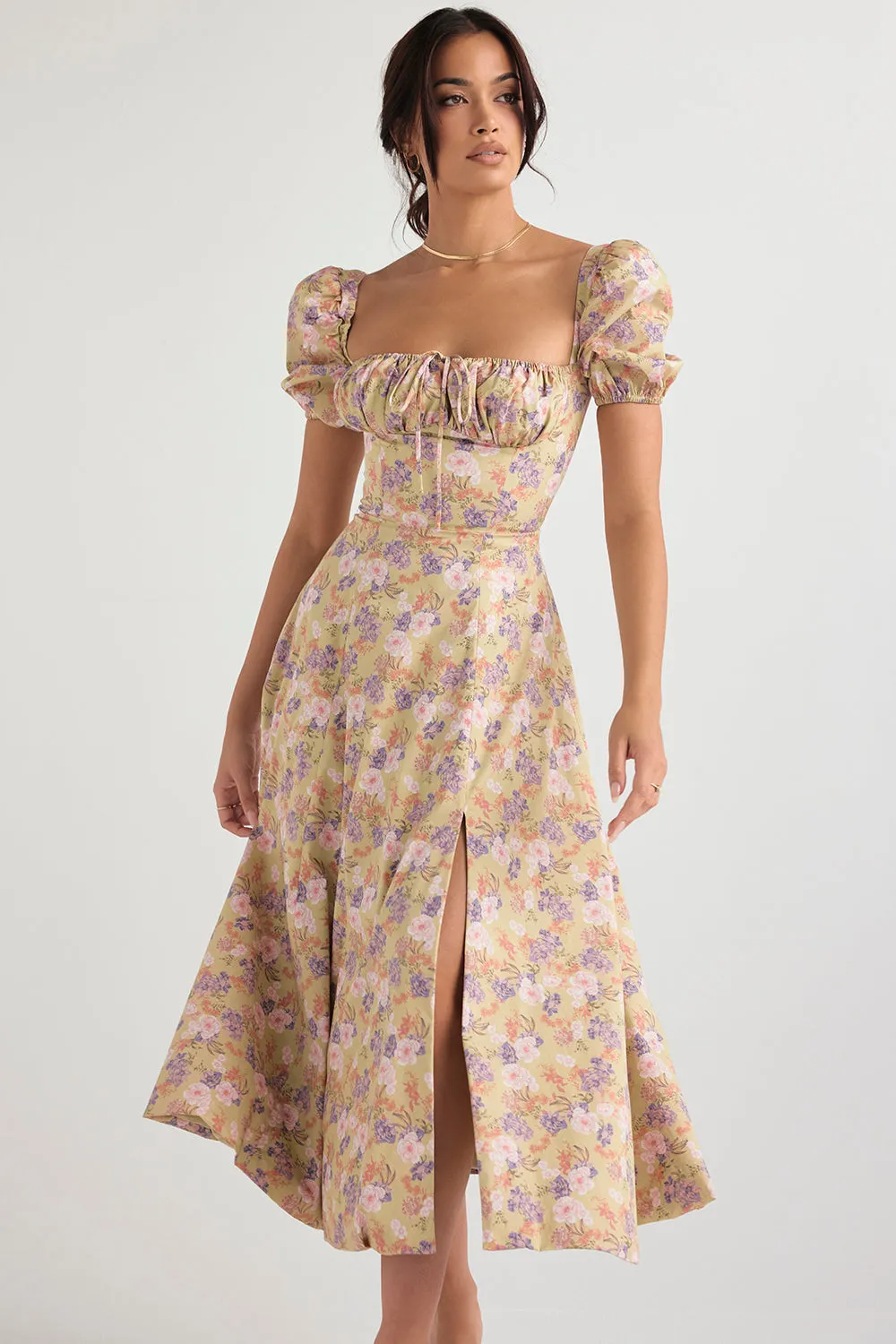 Lilibet | Floral Midi Sundress