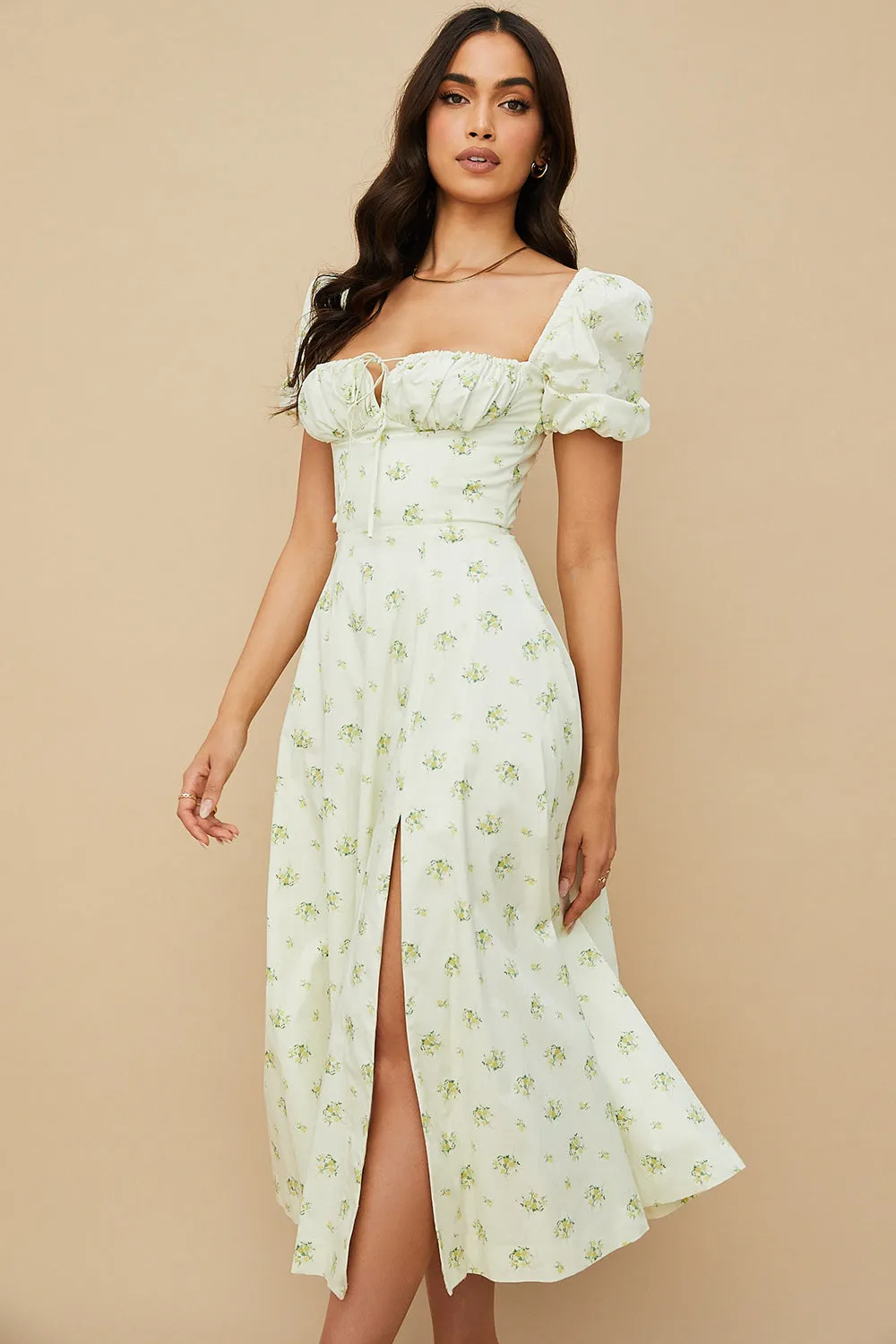 Lilibet | Floral Midi Sundress