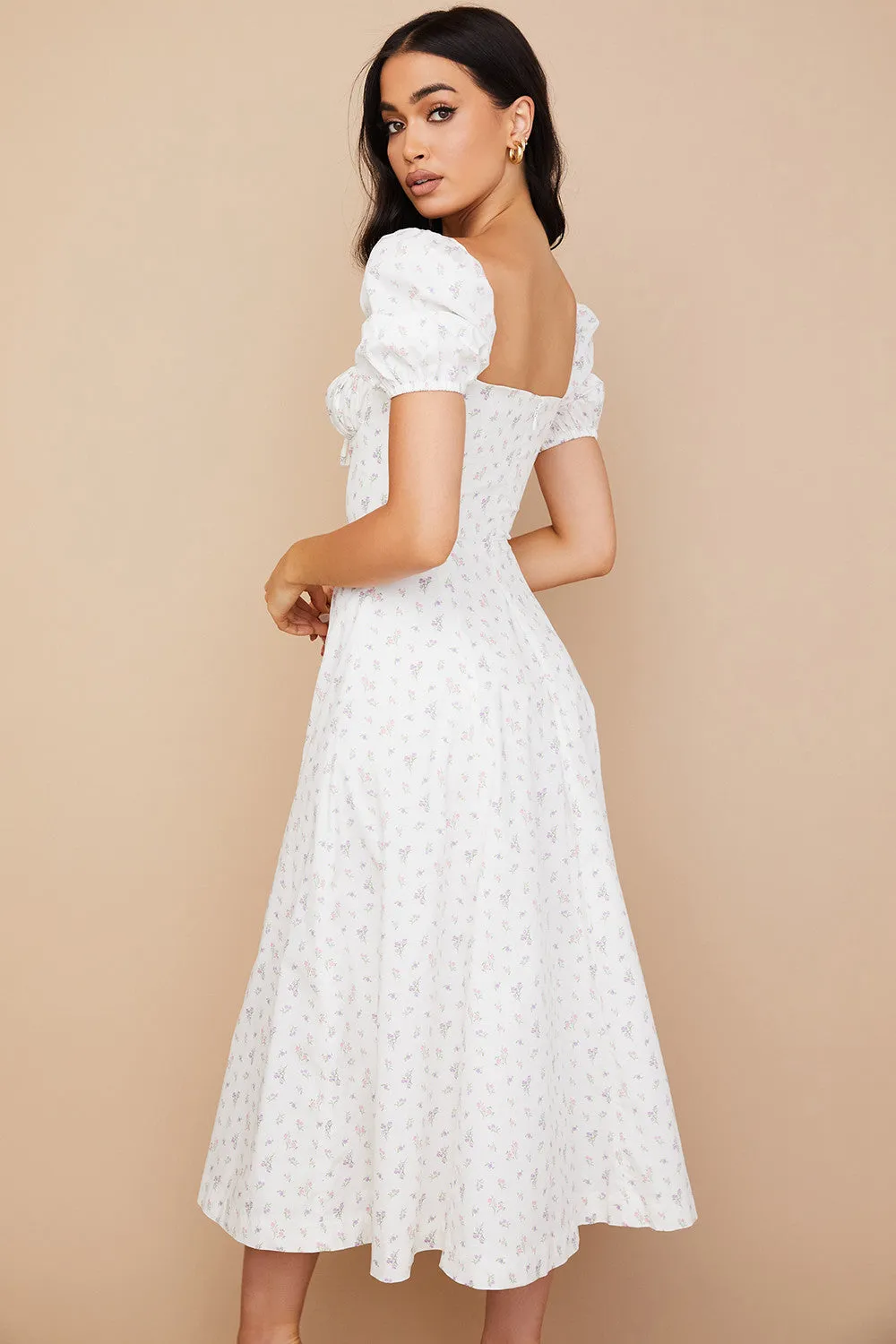 Lilibet | Floral Midi Sundress