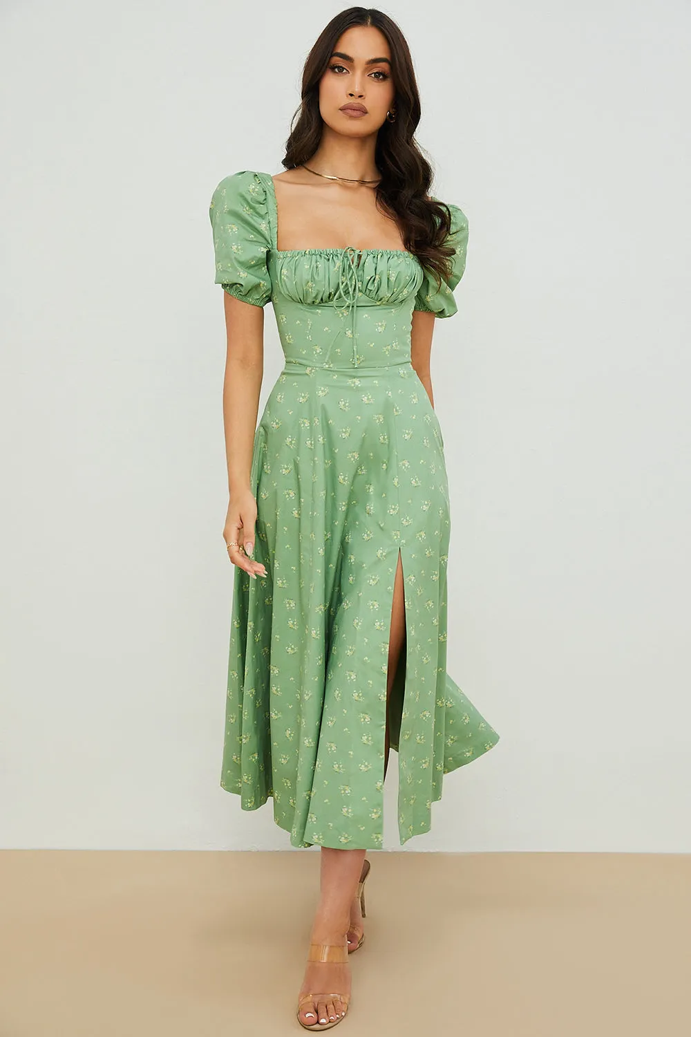Lilibet | Floral Midi Sundress