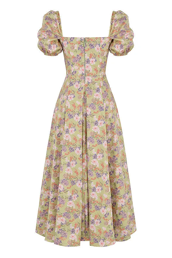 Lilibet | Floral Midi Sundress