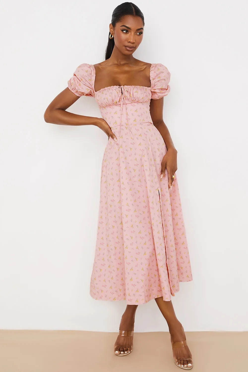 Lilibet | Floral Midi Sundress