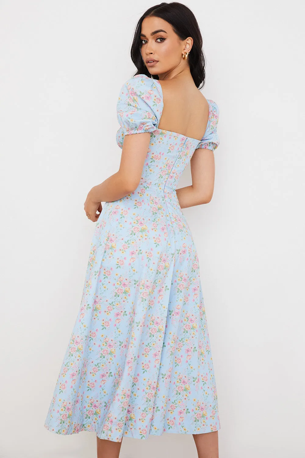 Lilibet | Floral Midi Sundress
