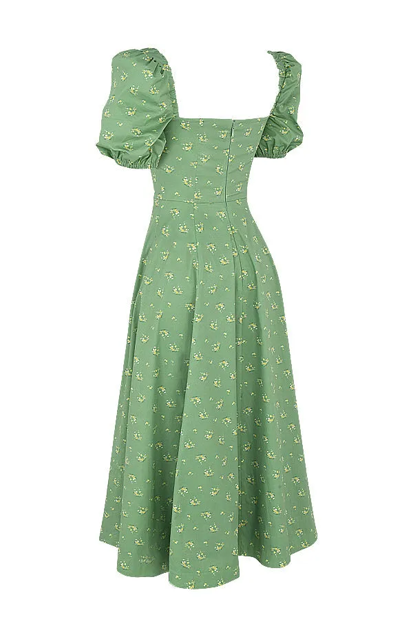 Lilibet | Floral Midi Sundress