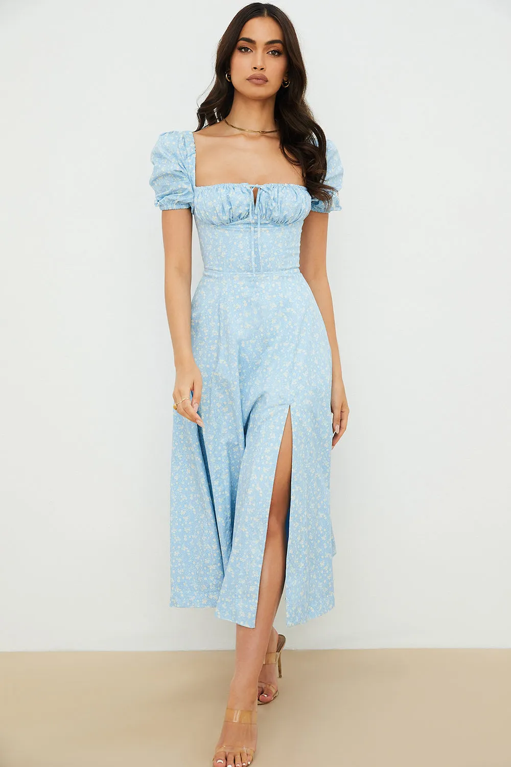 Lilibet | Floral Midi Sundress