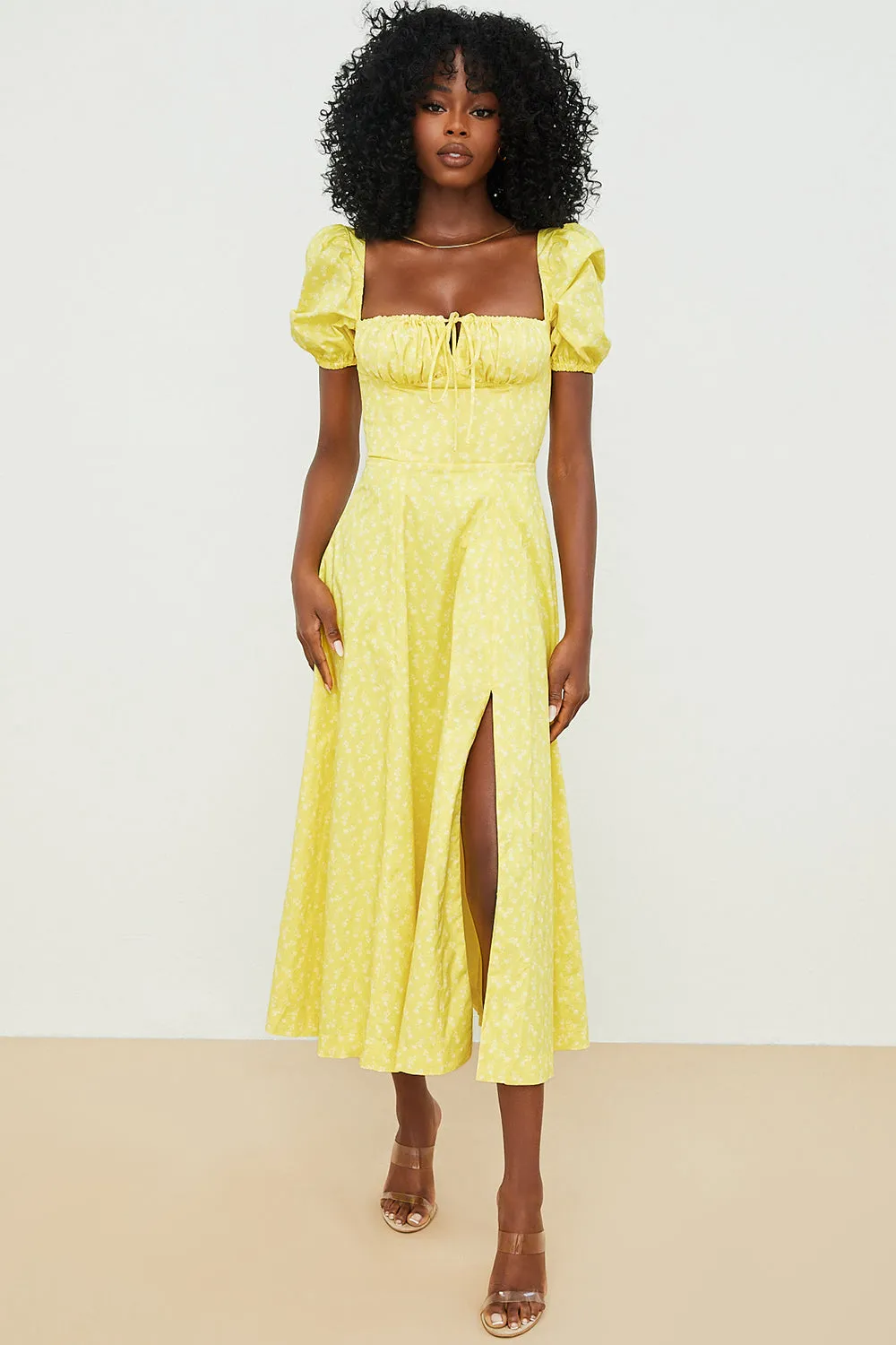 Lilibet | Floral Midi Sundress