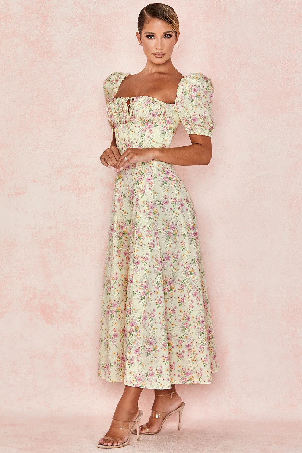 Lilibet | Floral Midi Sundress