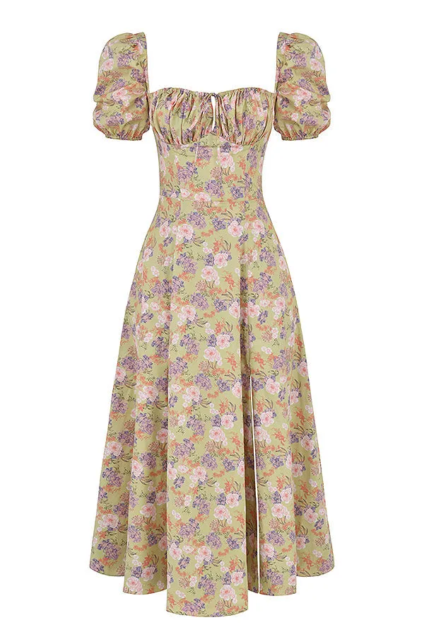 Lilibet | Floral Midi Sundress