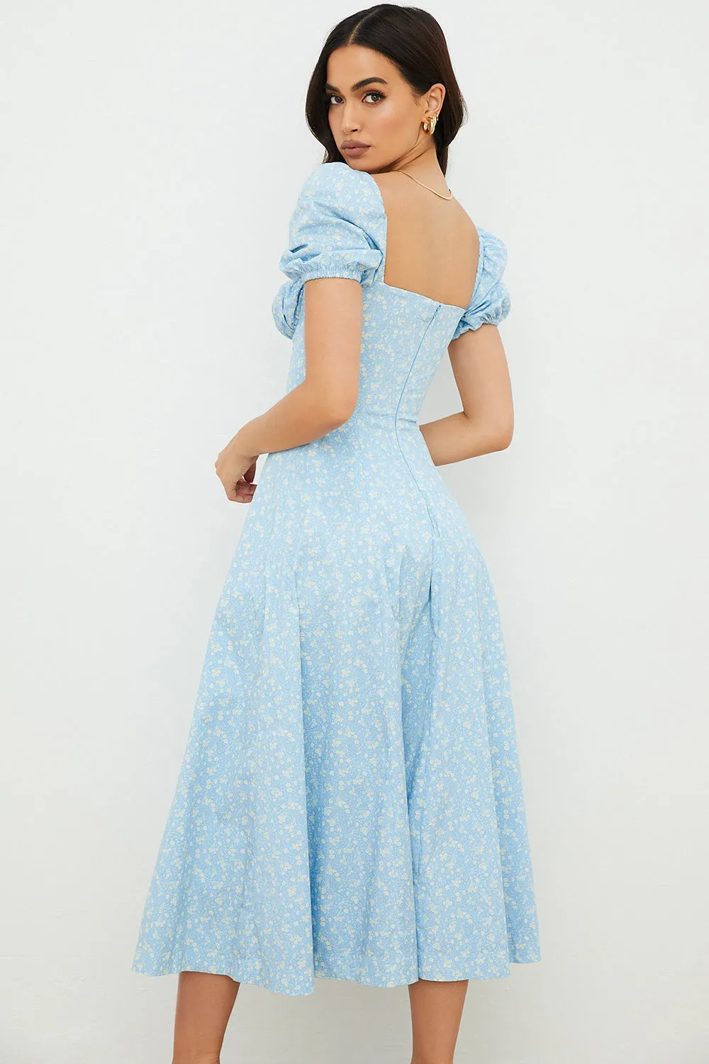 Lilibet | Floral Midi Sundress