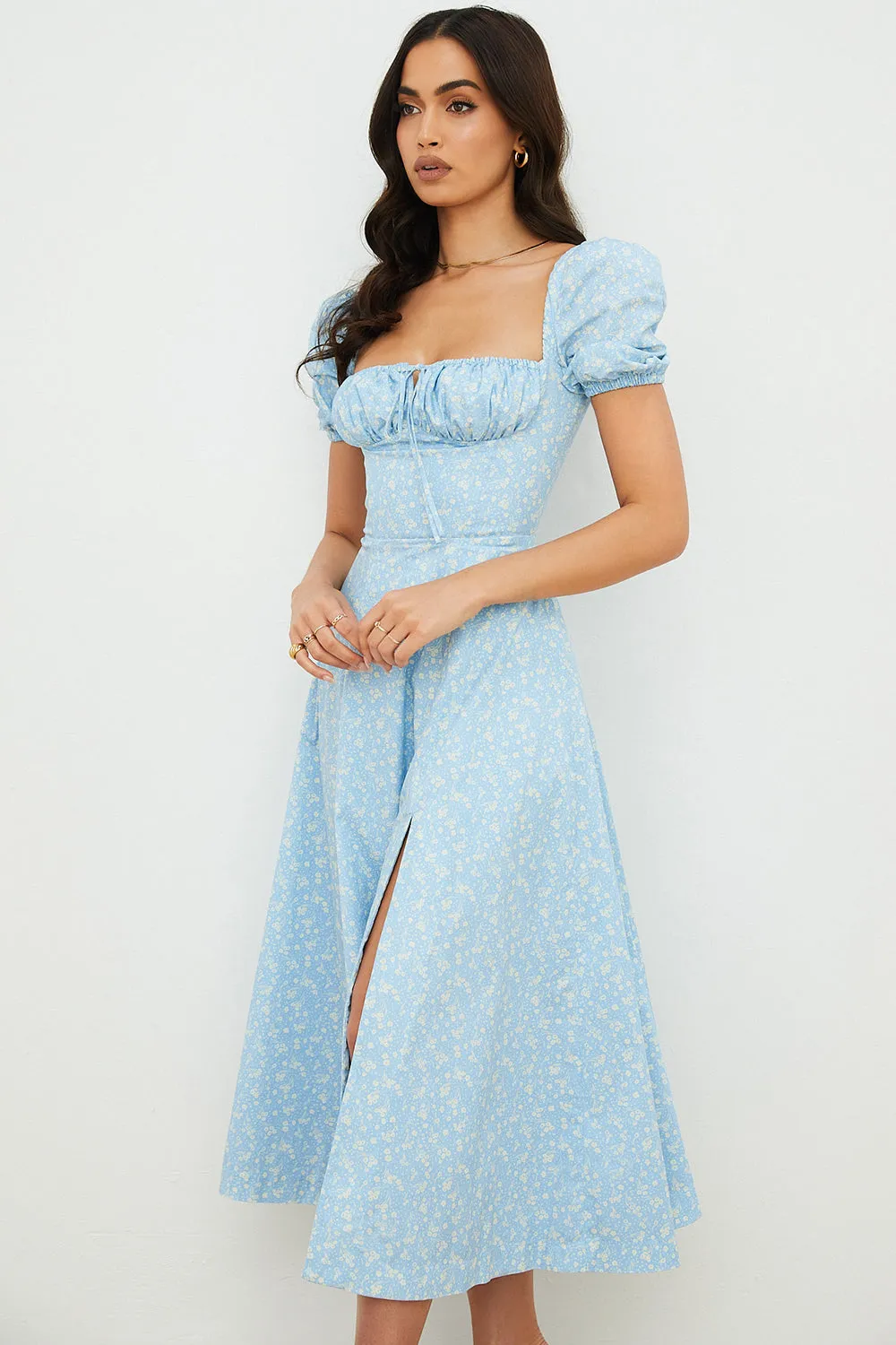 Lilibet | Floral Midi Sundress