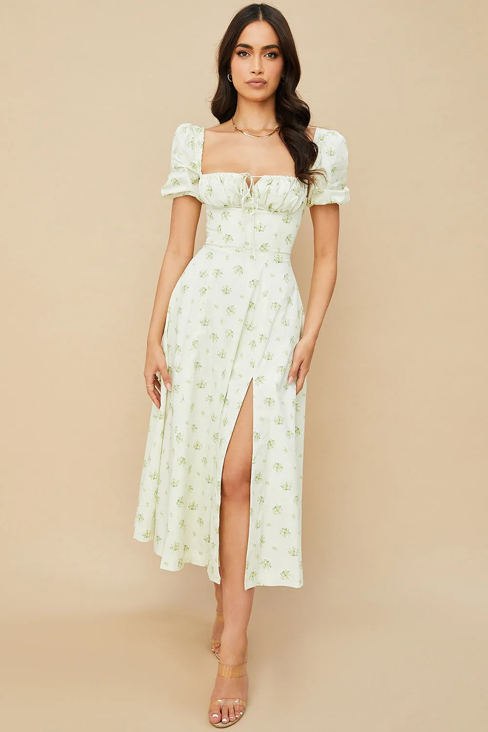 Lilibet | Floral Midi Sundress