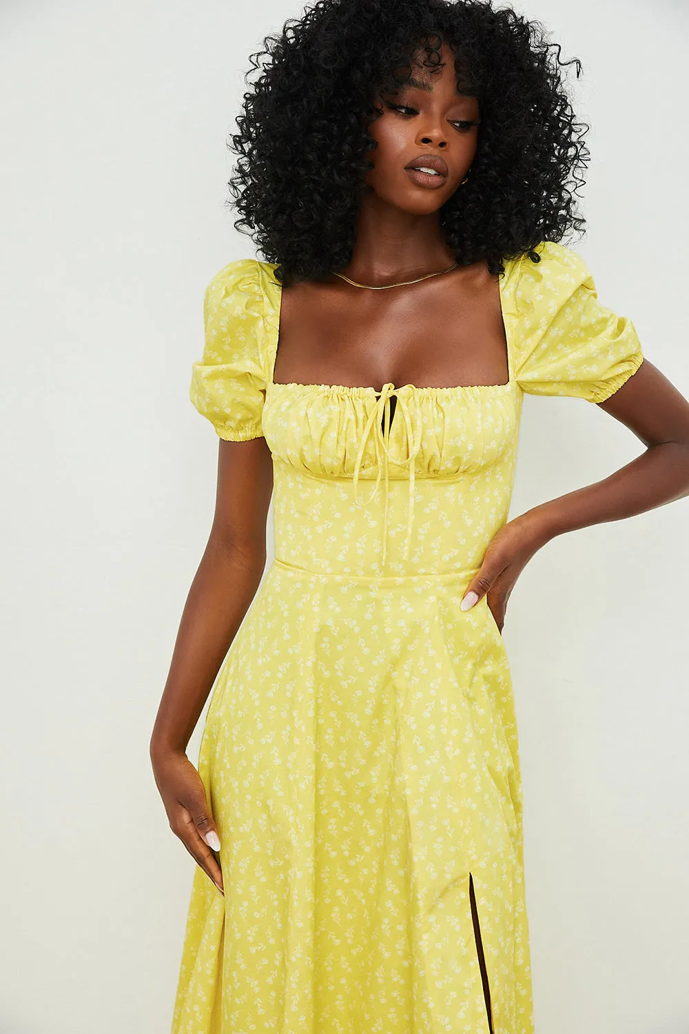 Lilibet | Floral Midi Sundress