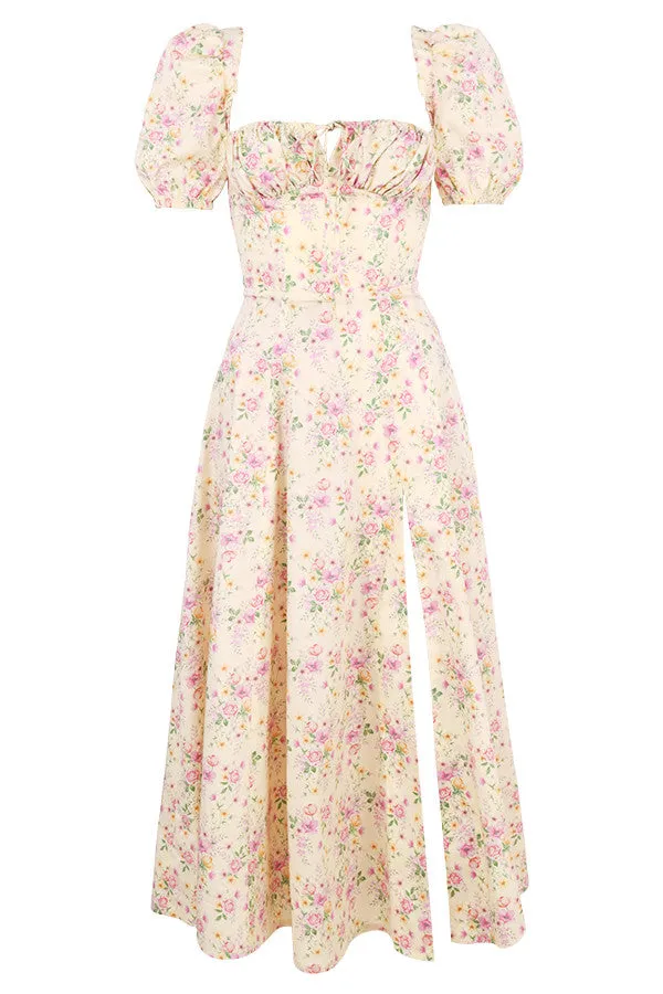 Lilibet | Floral Midi Sundress