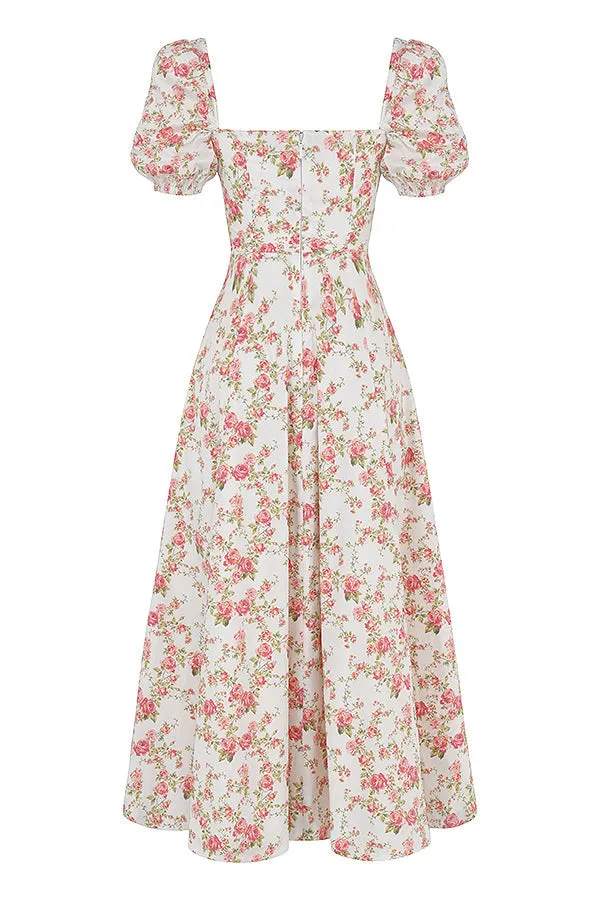 Lilibet | Floral Midi Sundress