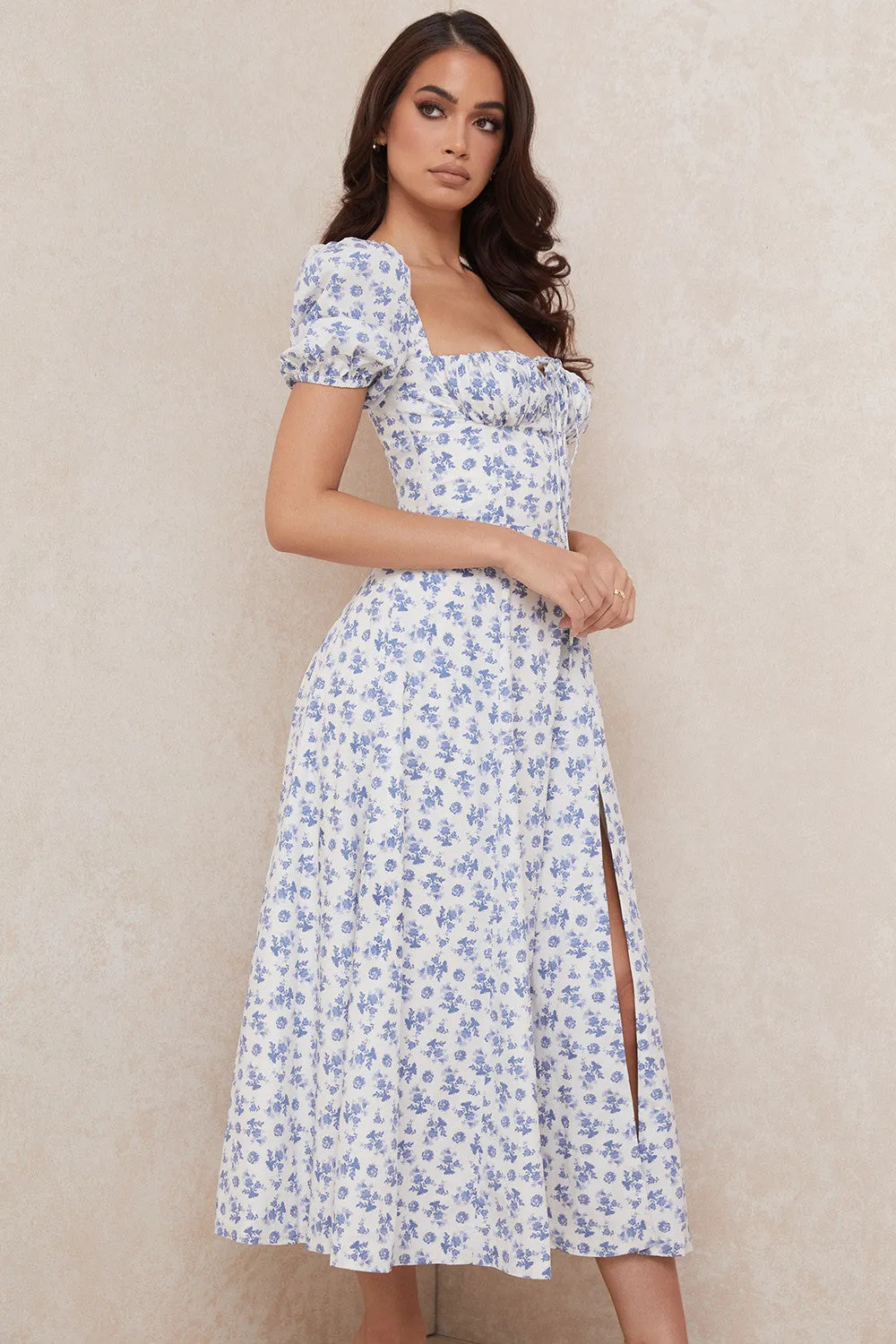 Lilibet | Floral Midi Sundress